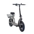 thumbnail image 3 of GOTRAX CAMPUS Scooter Eléctrico con Asiento para Viajeros Adultos, 400W y 17 Millas de Alcance y Scooter Plegable de 20 Mph con Neumático de 14, Bicicleta Eléctrica con Cesta de Transporte Negra, 3 of 12