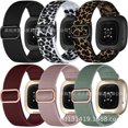 thumbnail image 2 of Pour Fitbit Sense2/Versa Bracelet Élastique 3/4 Versa2 avec Grande Boucle, 2 of 7