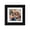 Black, variant on 6x6 Picture Frame Set of 2, Display 3.5x3.5 Picture with Mat or 6 x 6 Without Mat, Square Wood Photo Frame for Wall Mount and Tabletop Display