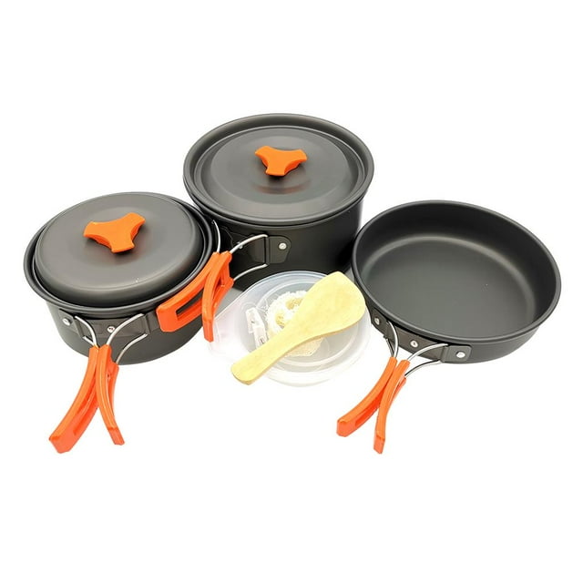 Utensilios de Cocina Cola para Acampar Fogata Portátil Sartenes Mochileros Senderismo Picnic