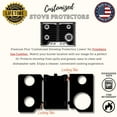 thumbnail image 2 of Premium Plus Stove Protectors for Frigidaire Gas Range Model FCCG3027AW, Custom Cut, Easy to Clean Stove Liner, Made in the USA., 2 of 7