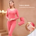 thumbnail image 4 of Guardurnaity Ropa interior térmica de invierno frío, ropa adelgazante de manga larga, traje, pijama, sin costuras, cálido, para mantener el calor, Ropa interior Rojo METRO Guardurnaity AP013703-07, 4 of 6