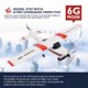 thumbnail image 2 of Avión teledirigido de ala fija para niños y adultos, juguete de 2,4G, 3D6G, 3Ch, RTF, Servo Digital F949S con giroscopio, 2 of 4
