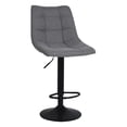 thumbnail image 1 of Banco de Bar Kessa Muebles Sanger Gris y Negro, 1 of 1