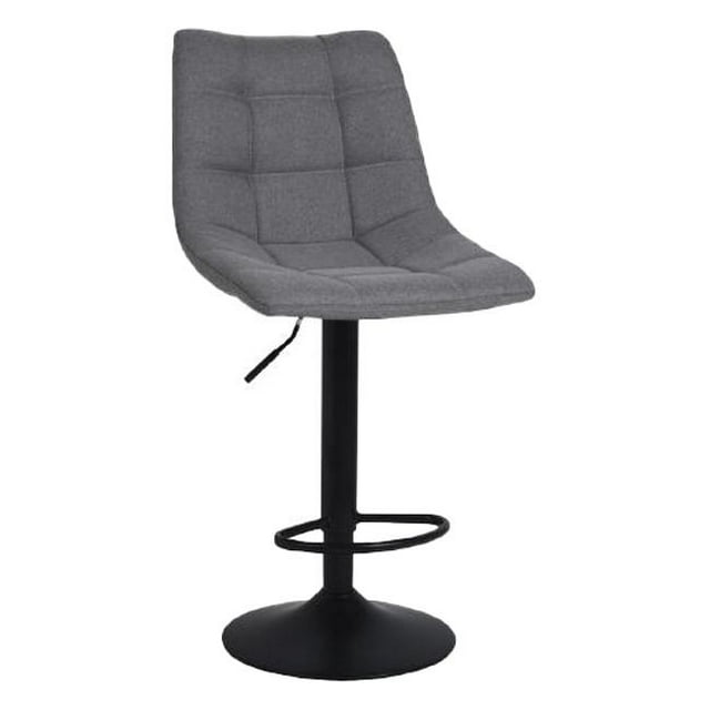 Banco de Bar Kessa Muebles Sanger Gris y Negro
