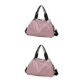 thumbnail image 2 of Guardurnaity Bolsa de viaje de repuesto de gran capacidad, transpirable, de un solo hombro, impermeable, para Fitness, accesorios para bolsas Rosa oscuro 2Conjunto, 2 of 6