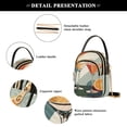 thumbnail image 4 of FORMRS Crossbody Bag for Women Quilted Travel Shoulder Cell Phone Purse with Chain Strap Handbag, Mid Century Orange Juice, 4 of 7