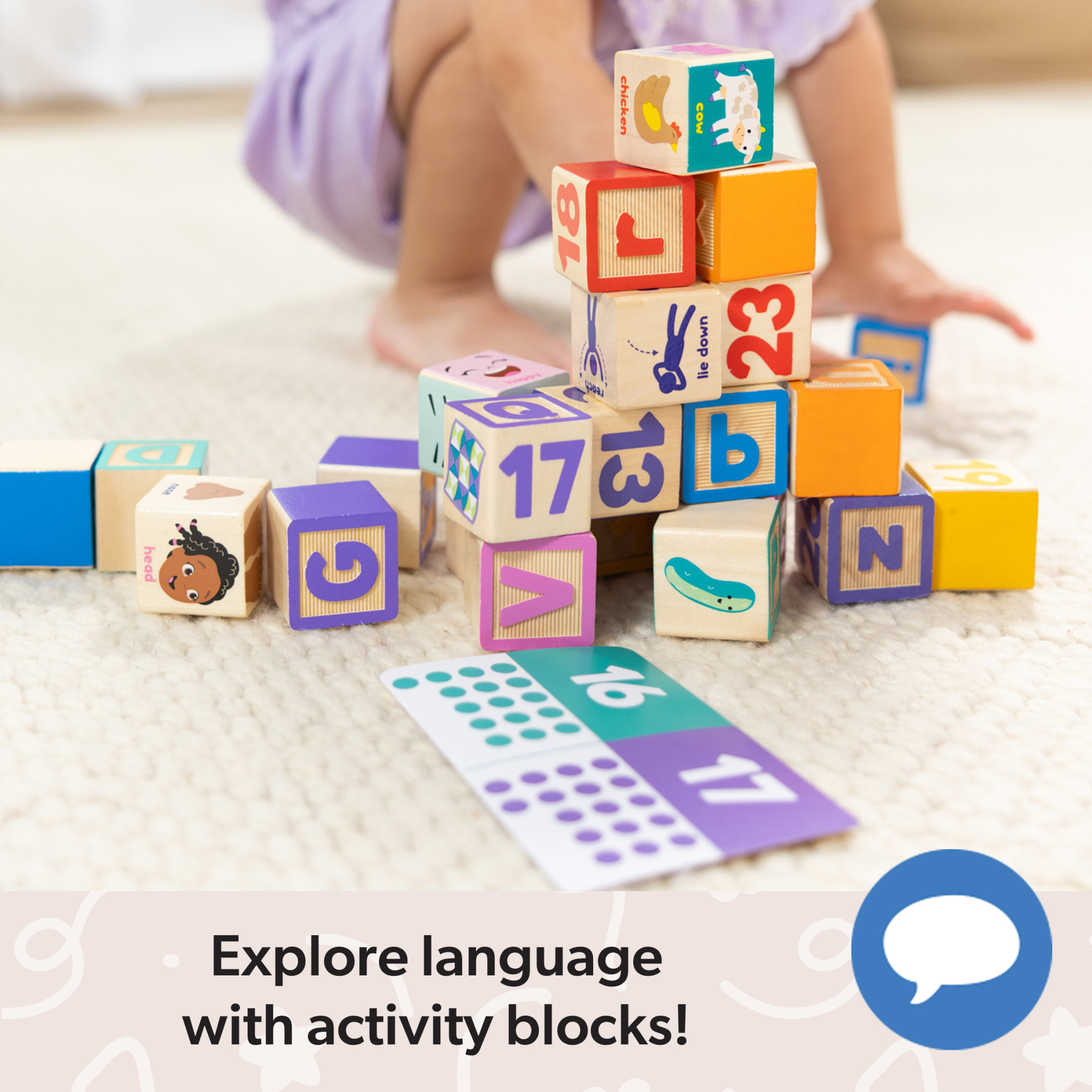 Ms. Rachel Wooden Learning Blocks with Activity Cards photo 7