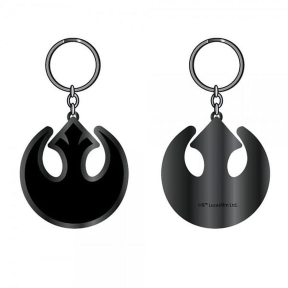 Key Chain - Star Wars - Rebel Black/Gunmetal New Metal Licensed ke2cf6stw