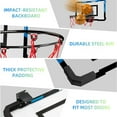thumbnail image 4 of Indoor Basketball Hoop Automatic Scoring Electronic Scoreboard with 3 Balls Basketball Toy for Kids, 4 of 8