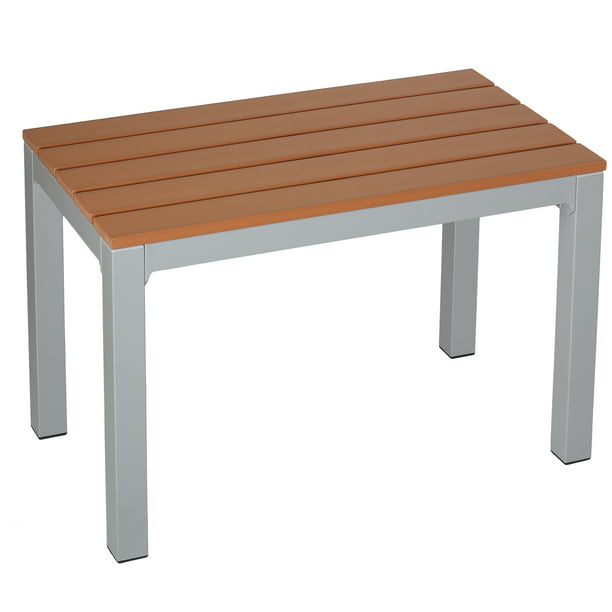 Avery Aluminum Outdoor Bench In Poly, Avery Outdoor Furniture