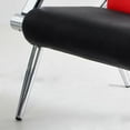 thumbnail image 4 of 1 Pcs Office Reception Waiting Chair W/ PU Leather Visitor Guest Sofa Seat Red, 4 of 6