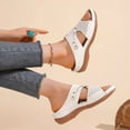 thumbnail image 4 of MKLEKYY Sandalias de Plataforma para Mujer, Zapatos Informales de Verano Con Punta Abierta y Cuñas, Cómodos, para Playa, 4 of 4