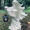 thumbnail image 6 of Halloween Decorations Witch Statue with Lantern,Resin Hell Messenger Witch Statue with LED Lantern,Faceless Scary Vintage Witch Figurine,Halloween Ghost Statue for Garden Sculptures Home Party Decor, 6 of 9
