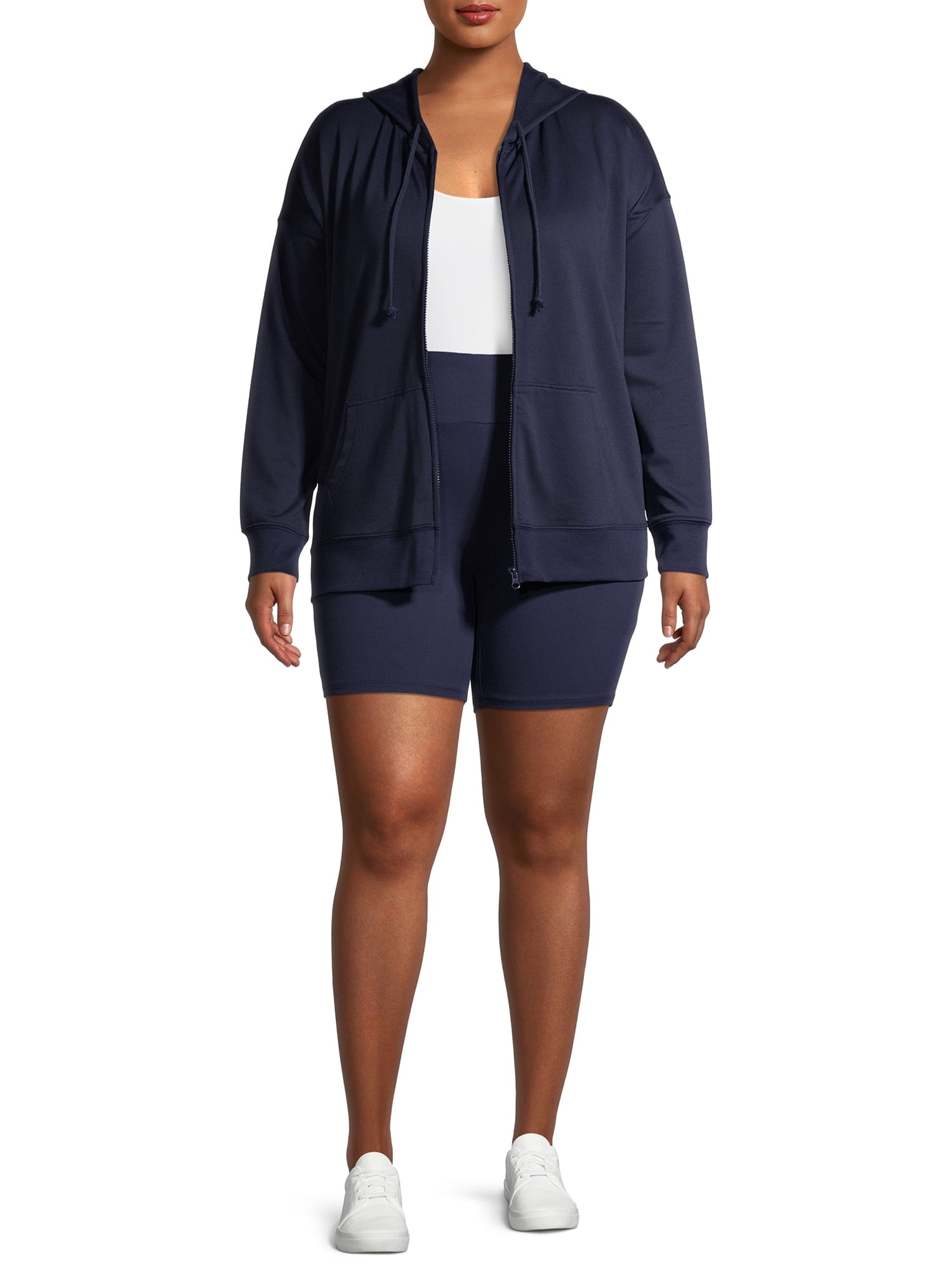 plus size bike short sets