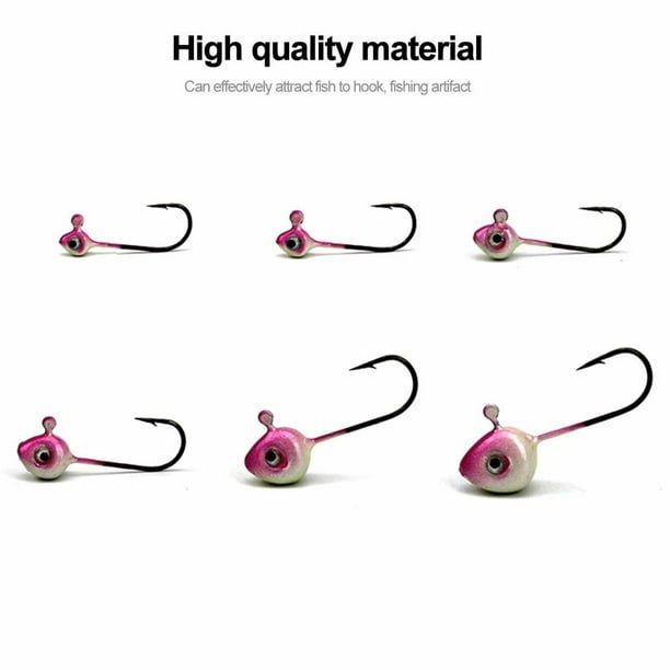 facefd 0.5g 1g 2g 3g 4g 5g Heads Hook 5pcs/lots Pink Color With