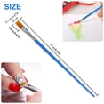 thumbnail image 3 of 100x Kids Paintbrush Set Nylon Hair Brushes for Painting, Crafts, and Parties for Painting Mediums, 3 of 10