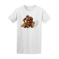 thumbnail image 2 of Crazy Big Foot Driving Race Car T-Shirt Men -Image by Shutterstock, Male Small, 2 of 4