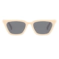 thumbnail image 3 of Only Moment Women's Sunglasses Plastic Retro Driving Glasses 90’S Vintage Fashion Narrow Square Frame UV400 Protection Grey One Size, 3 of 6
