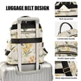 thumbnail image 3 of FORMRS Mini Backpack Purse for Women Quilted Travel Daypack Casual Shoulder Bag, White Rabbits, 3 of 7
