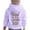 Purple, variant on Chenglor Hoodies for Teen Girls Girls Sweatsuit Jesus Printed Hooded Sweatshirt Pullover