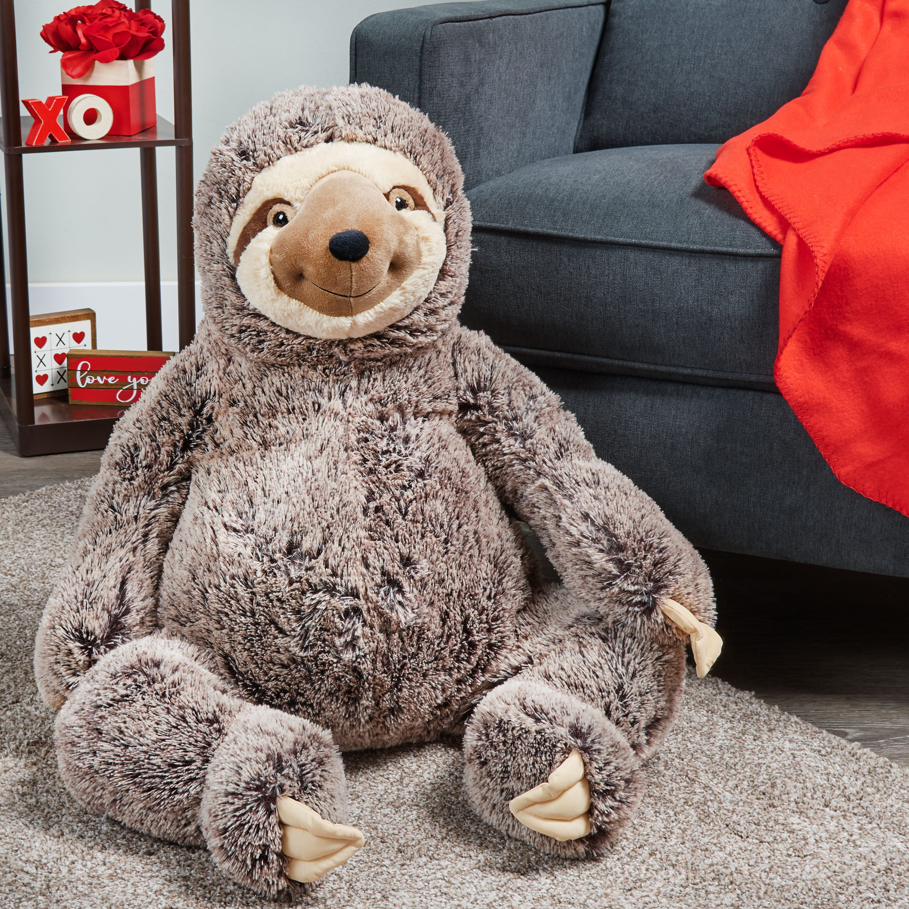 Cute Sloth Plush Teddy Bear Soft Toy Valentines Gift For Girlfriend Her Him XMAS 