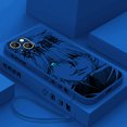 thumbnail image 3 of Jujutsu Kaisen Gojo Anime Phone Case para Apple iPhone 15 14 13 12 11 Pro Max Plus 8 7 SE Liquid Left Rope Capa Cover, 3 of 5