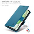 thumbnail image 2 of Designed for iPhone 13 Wallet Case, with Card Slots Strong Magnetic Closure PU Leather Flip Fold Shockproof Kickstand Durable Purse Flip Case for iPhone 13 - Blue, 2 of 7