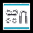 thumbnail image 3 of 50 Abrazaderas de Clip para Cable de Acero Inoxidable M3 de 1/8 Pulgadas, Abrazadera de Cable de Acero Inoxidable 304, Abrazadera para Cable de Alambre, 3 of 5