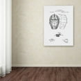 thumbnail image 3 of Trademark Fine Art "Baseball Catcher's Mask Patent 1883 White" Canvas Art by Claire Doherty, 3 of 3