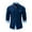 Navy, variant on Dress Shirt for Men Button Down Long Sleeve Shirt Business Casual Inner Contrast Collar Wedding Shirts Regular Fit Black L