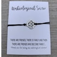 thumbnail image 3 of Unbiological Sister Charm Bracelet, Soul Sister Bracelet, Best Friend, Friendship Bracelet, BFF gifts, Adjustable Best Friend Infinity Bracelets for Women, Teens, and Girls, 3 of 7