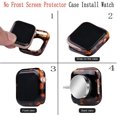 thumbnail image 2 of Omter Banda Con Estuche Compatible Con Apple Watch 49Mm 45Mm 44Mm 42Mm 41Mm 40Mm 38Mm Mujeres Hombres Moda Correa De Resina Parachoques Compatible Con Iwatch Series Ultra 8/7/Se/6/5/4 Series 8/7 41Mm), 2 of 5
