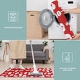 thumbnail image 6 of Red Christmas Santa Pattern Kitchen Rugs Sets Of 3,Kitchen Runner Rugs Non Skid Washable,Decorative Kitchen Floor Mats for Kitchen,Sink,Laundry,17"x30"+ 17"x47" + 17"x59", 6 of 6