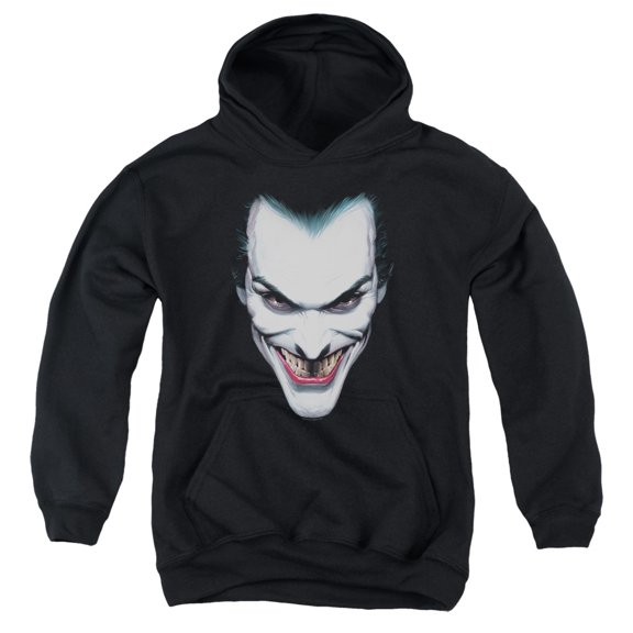 Batman - Joker Portrait - Youth Hooded Sweatshirt - Medium