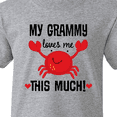 thumbnail image 4 of Inktastic Grammy Loves Me Grandchild Gift Youth T-Shirt, 4 of 5