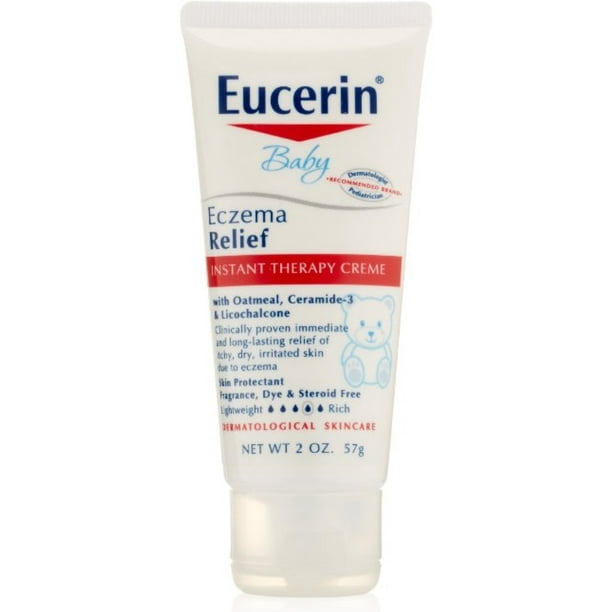 Eucerin Eczema Relief Instant Therapy Creme 2 Oz 3 Pack Walmart Com Walmart Com