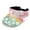 Colorful Daisy, variant on Tropical Pineapple & Floral Print Sun Visor Cap, Lightweight Sun Visor Hat Polyester Fabric UV Protected Comfortable Sports Sun Visor Hat for Hiking