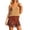 Brown, variant on Unir Women Irregular Cut Long Fringe Faux Suede A Line Mini Skirt High Waist Metal Rivet Western Cowboy Casual Bottom 1PC S-XXL Plus Size Friendly