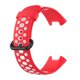 thumbnail image 2 of Correa de reloj inteligente para Redmi Watch 2/Lite cinturón ajustable (rojo blanco), 2 of 7
