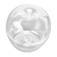 thumbnail image 1 of OUSITAID Hamster Sand Bath Box | Apples-shaped Hamster Sand Bath Box | Transparent Small Pets Sand Bath Box Suitable For Hamsters Mice Lemming Gerbils Or Other Small Pets, 1 of 6
