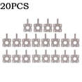 thumbnail image 1 of 20Pcs U-Shaped Sheets For Spot Welding Lithium Battery Pack Nickel Sheet Spot Weldable No Peeling Oxidation Power Tool Accessory, 1 of 5