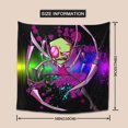 thumbnail image 3 of Invader Zim Tapestry Luxury Wall Hanging Tapestries Decor For Bedroom Living Room Dormitory Mural Blanket 59x59in, 3 of 8
