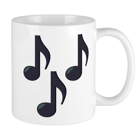 

CafePress - Music Notes Emoji - Ceramic Coffee Tea Novelty Mug Cup 11 oz