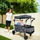 thumbnail image 4 of Carrito de Vagon Plegable para Bebe Cochecito Carriola Doble Portatil para Niños y Mascotas para Exteriores Estructura Metálica Gaon, 4 of 11