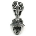 thumbnail image 6 of Hampton Nautical Dark Blue Whitewashed Cast Iron Wall Mounted Lobster 6" Bottle Opener, 6 of 7