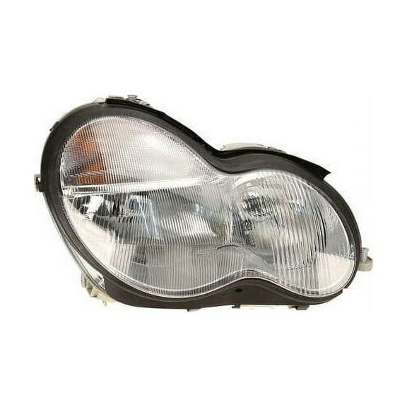 Right Headlight Assembly - Compatible with 2001 - 2005 Mercedes-Benz C240 2002 2003 2004