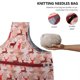 thumbnail image 3 of 1pc Knitting Tote Bag Knitting Wrist Bag Yarn Organizer Knitting Projects Bag, 3 of 4