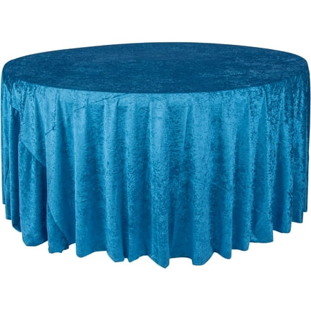 

Velvet Tablecloth 132 Dark Teal Round Table Cover For Wedding Reception Party Banquet Bridal Shower And Events
