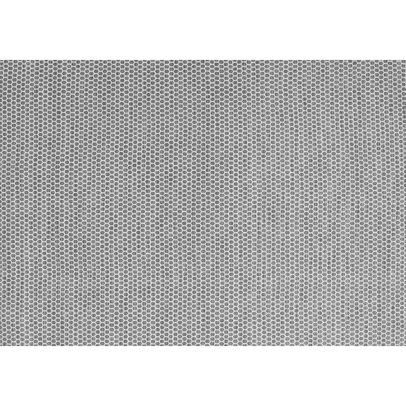 Ahgly Company Indoor Rectangle Abstract Gray Contemporary Area Rugs, 5' x 7'